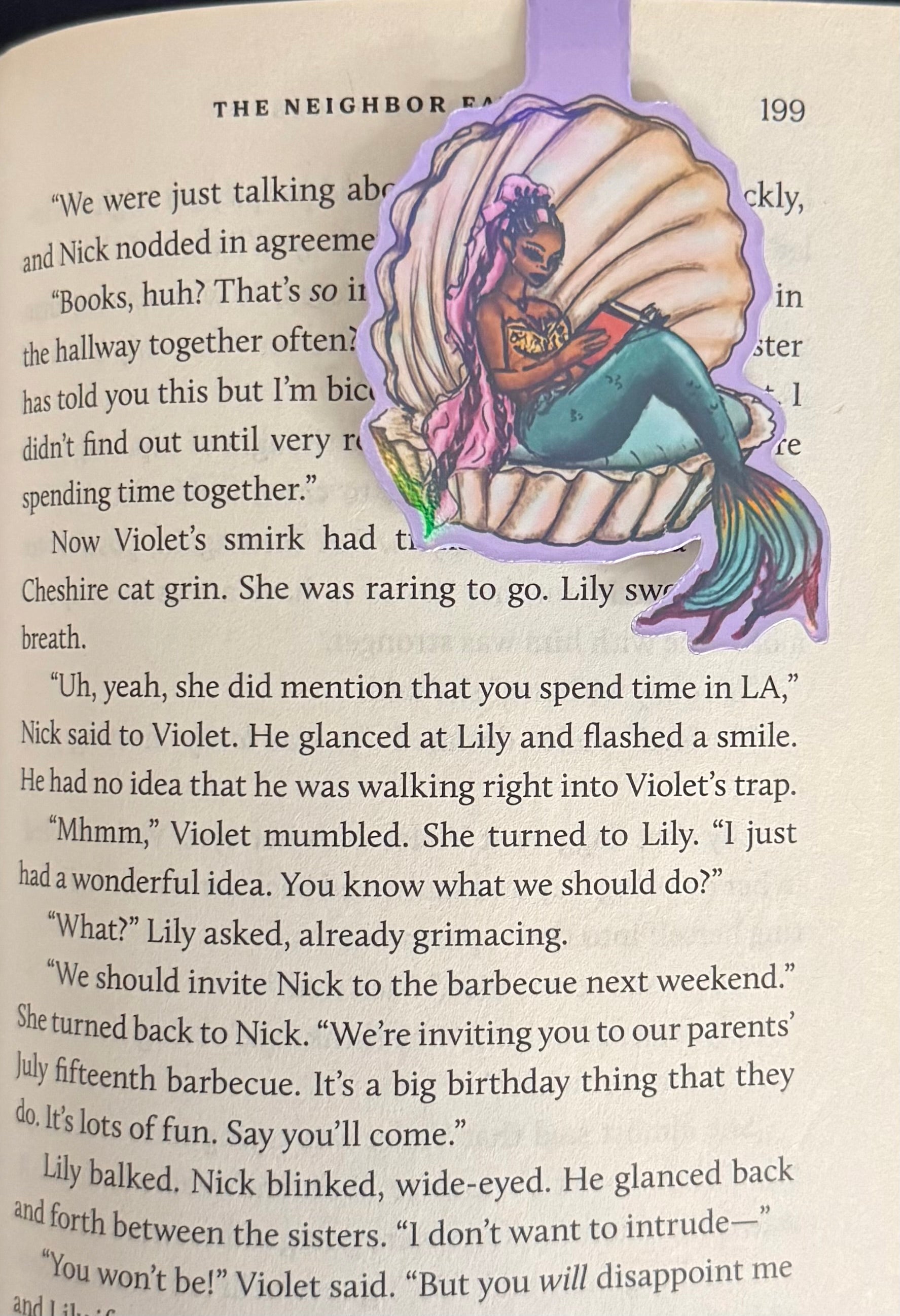 “Siren Reads” Magnetic Bookmark