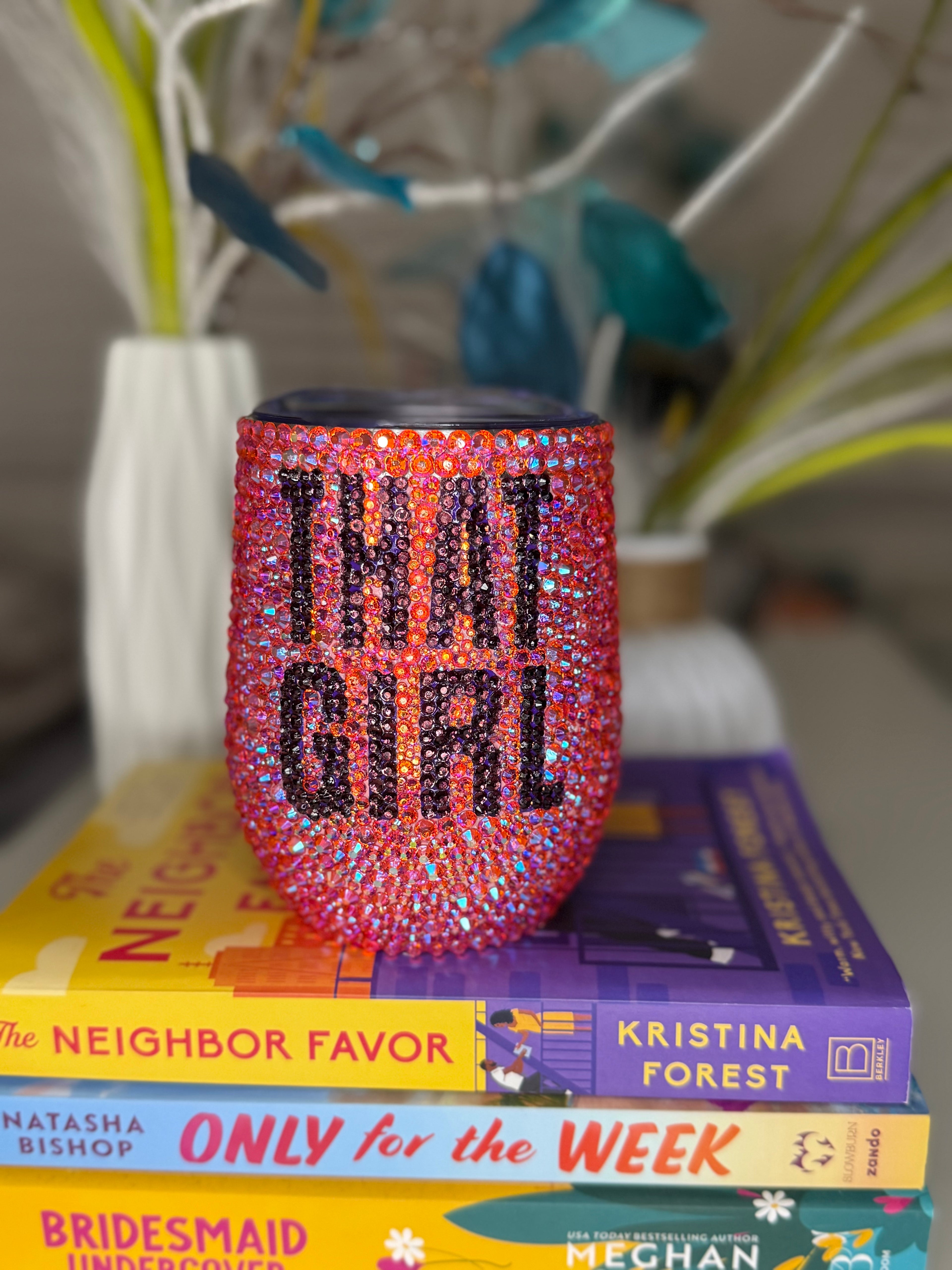 “That Girl” Rhinestone Wine Tumbler