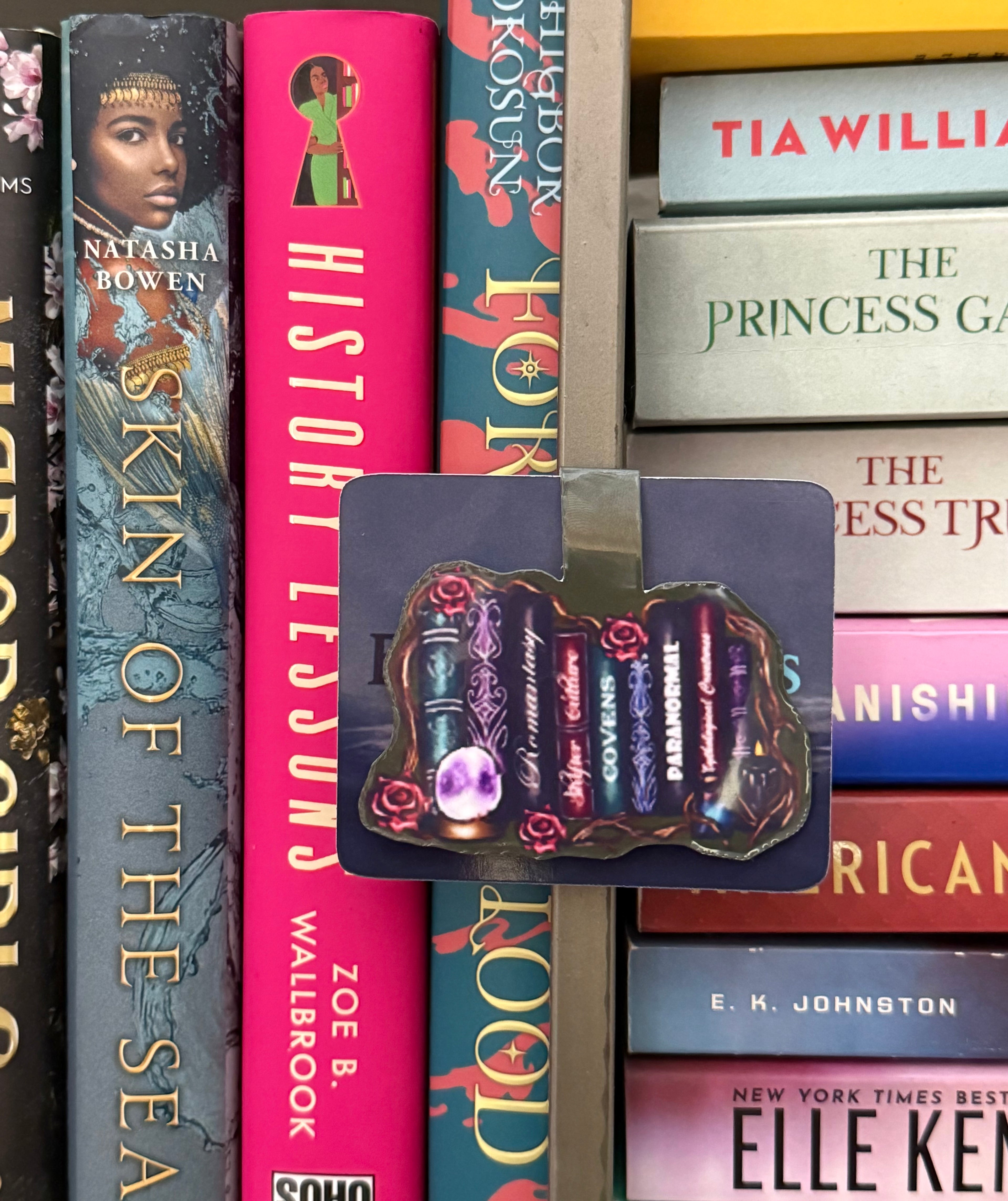 “Fantasy Book Stacks” Magnetic Bookmark
