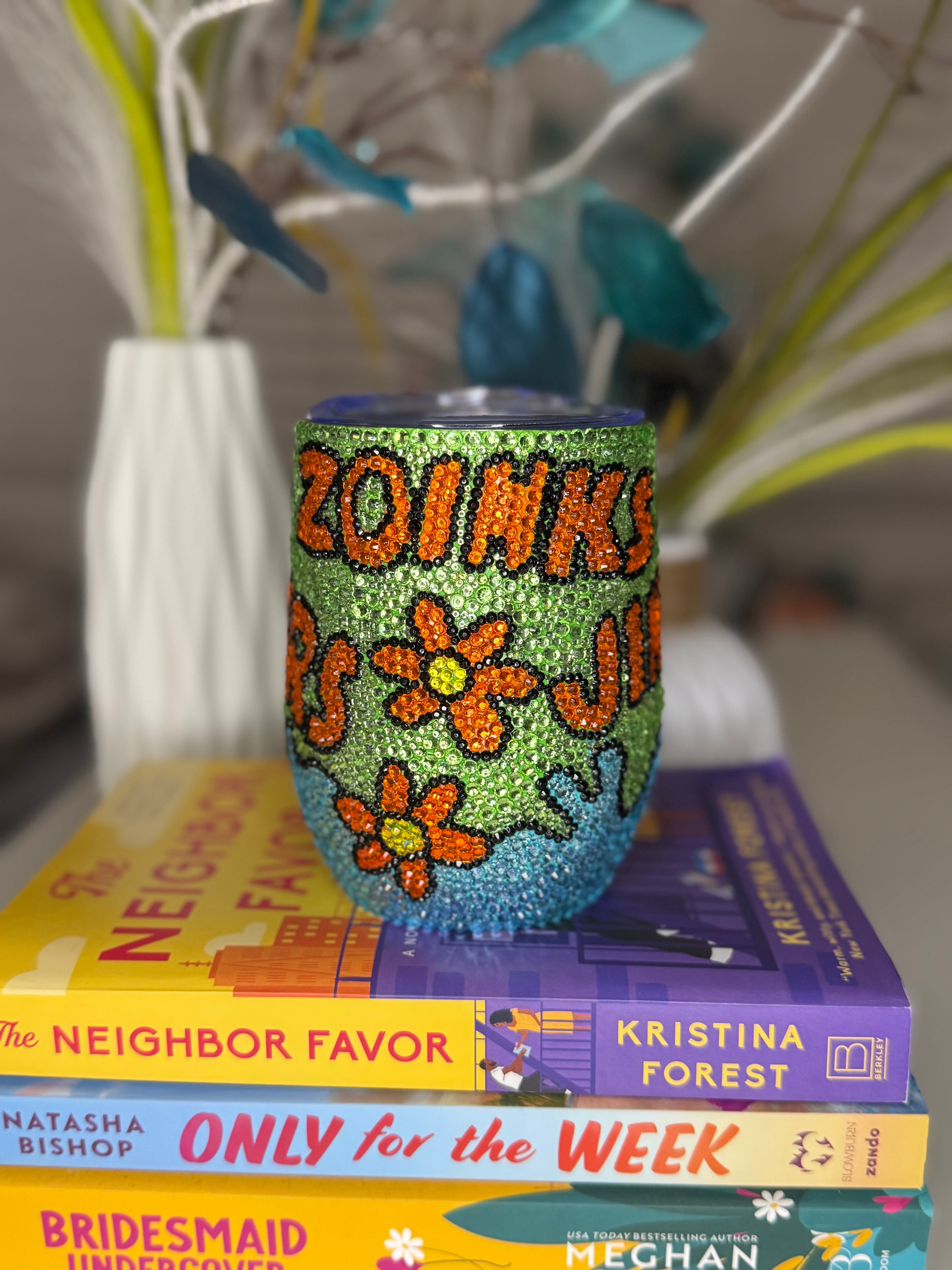 “Mystery Inc” Rhinestone Wine Tumbler