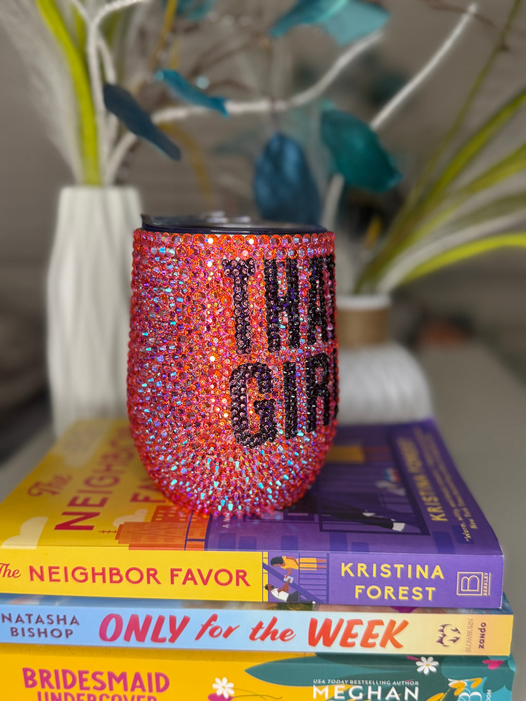“That Girl” Rhinestone Wine Tumbler