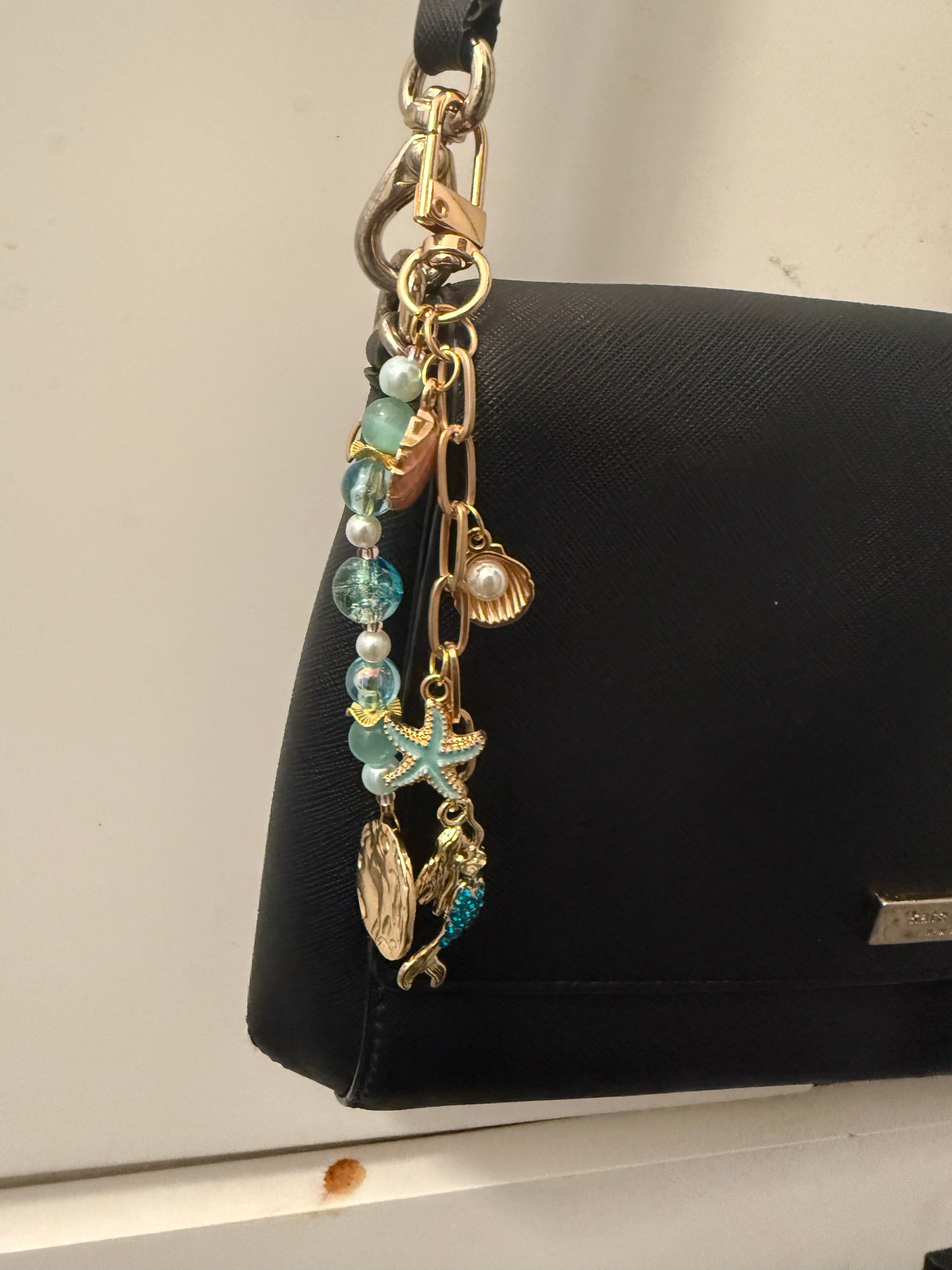 Shells and Tails Bag Charm