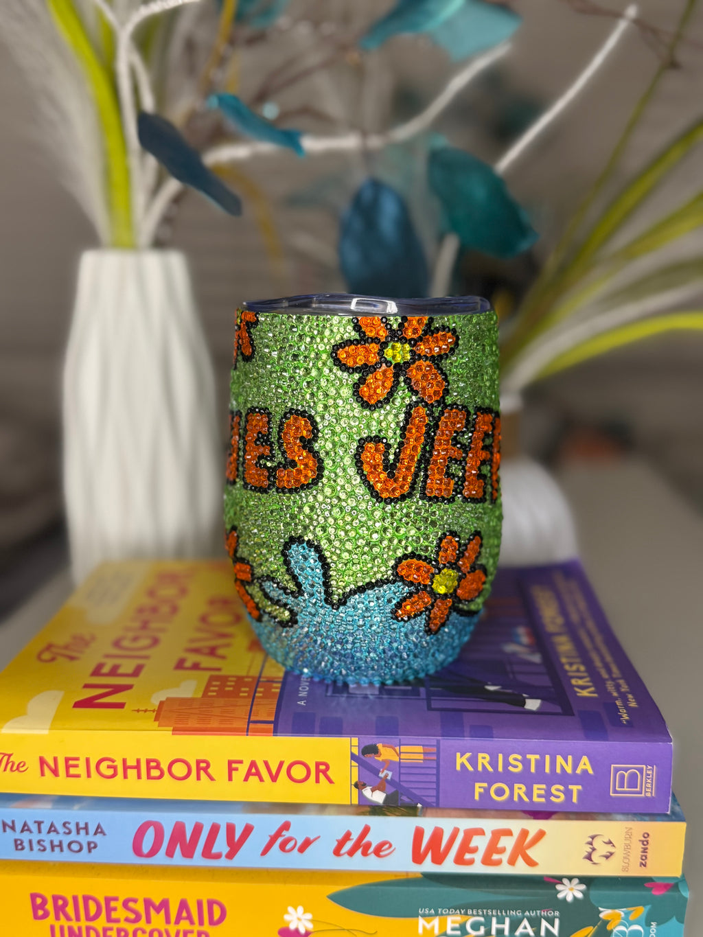 “Mystery Inc” Rhinestone Wine Tumbler