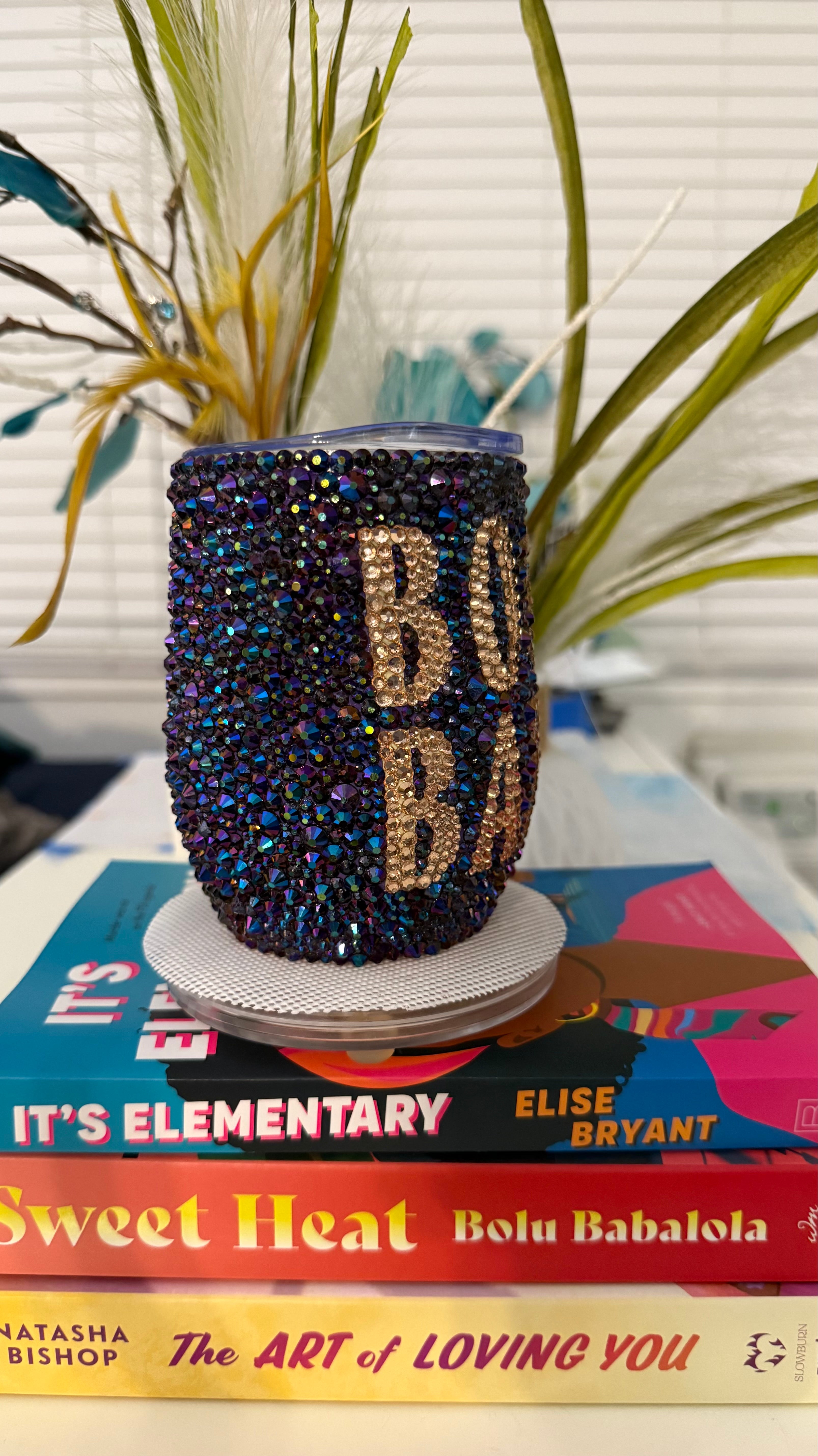 “Boss Babe” Rhinestone Wine Tumbler