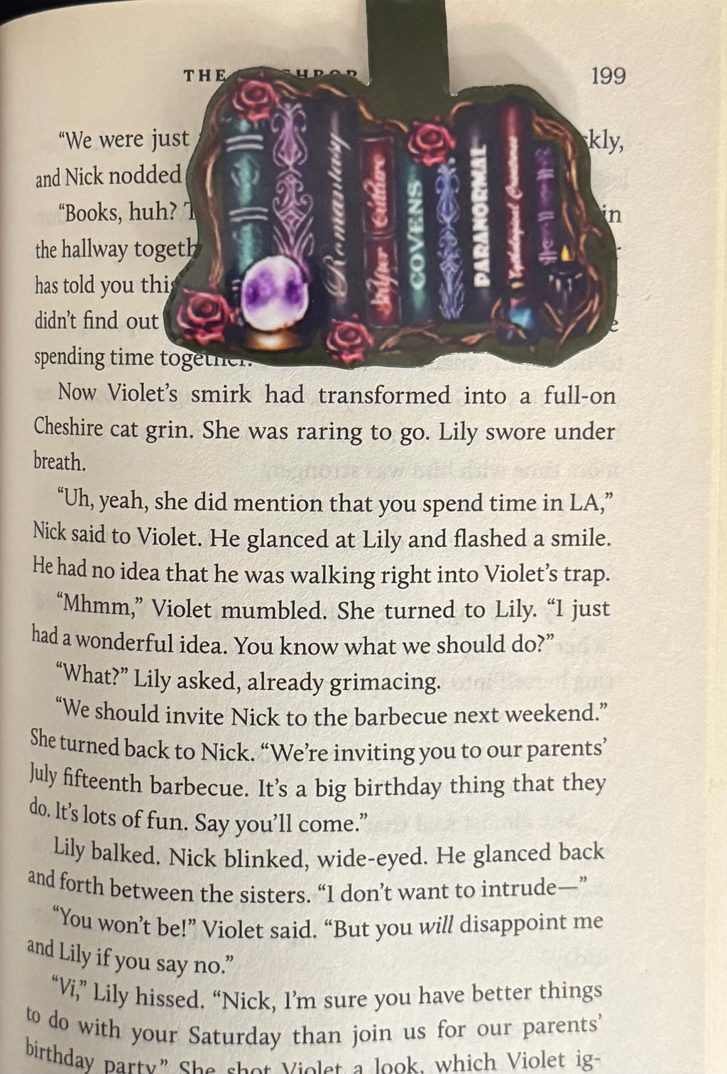 “Fantasy Book Stacks” Magnetic Bookmark