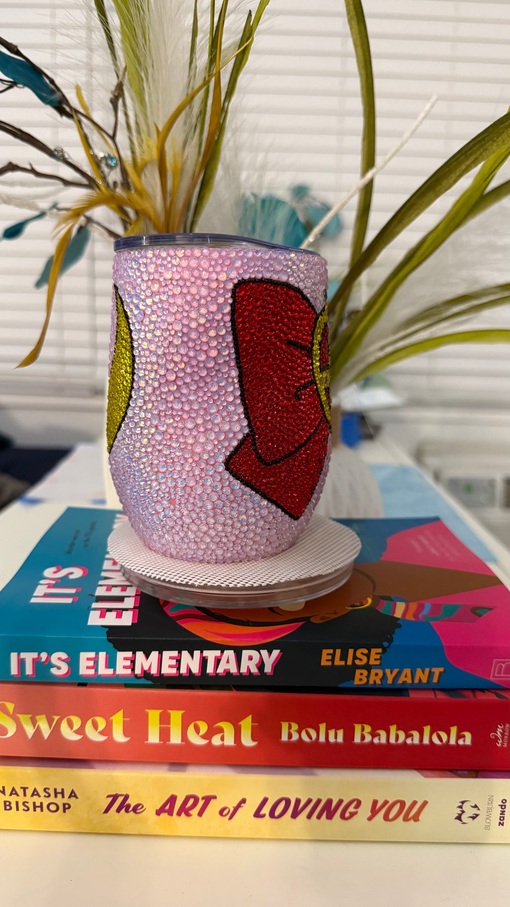 “In the Name of the Moon” Rhinestone Wine Tumbler