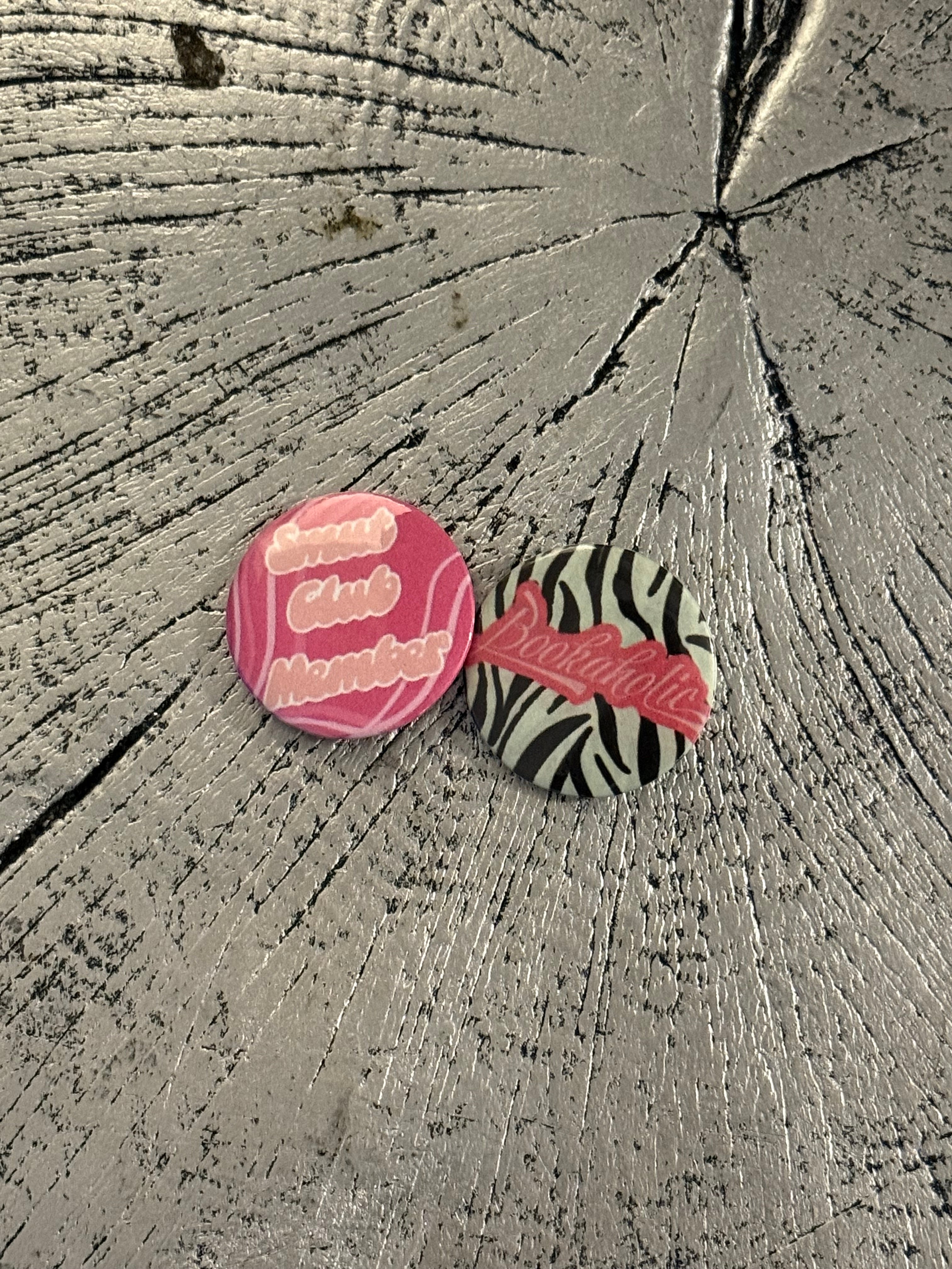 “Book Club” Button Pack