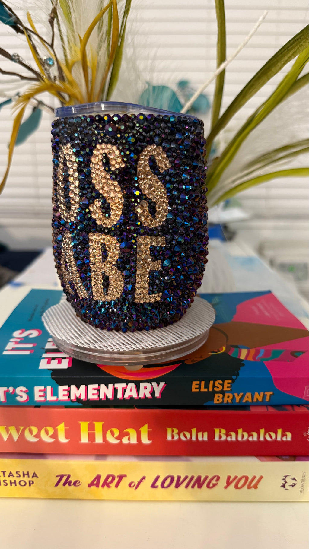 “Boss Babe” Rhinestone Wine Tumbler