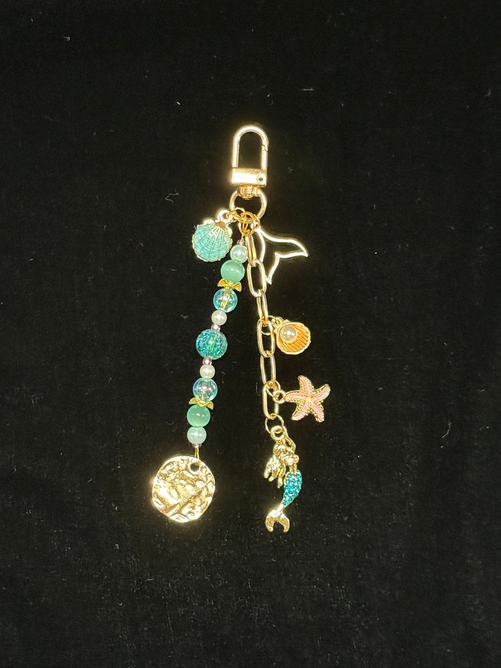 Shells and Tails Bag Charm