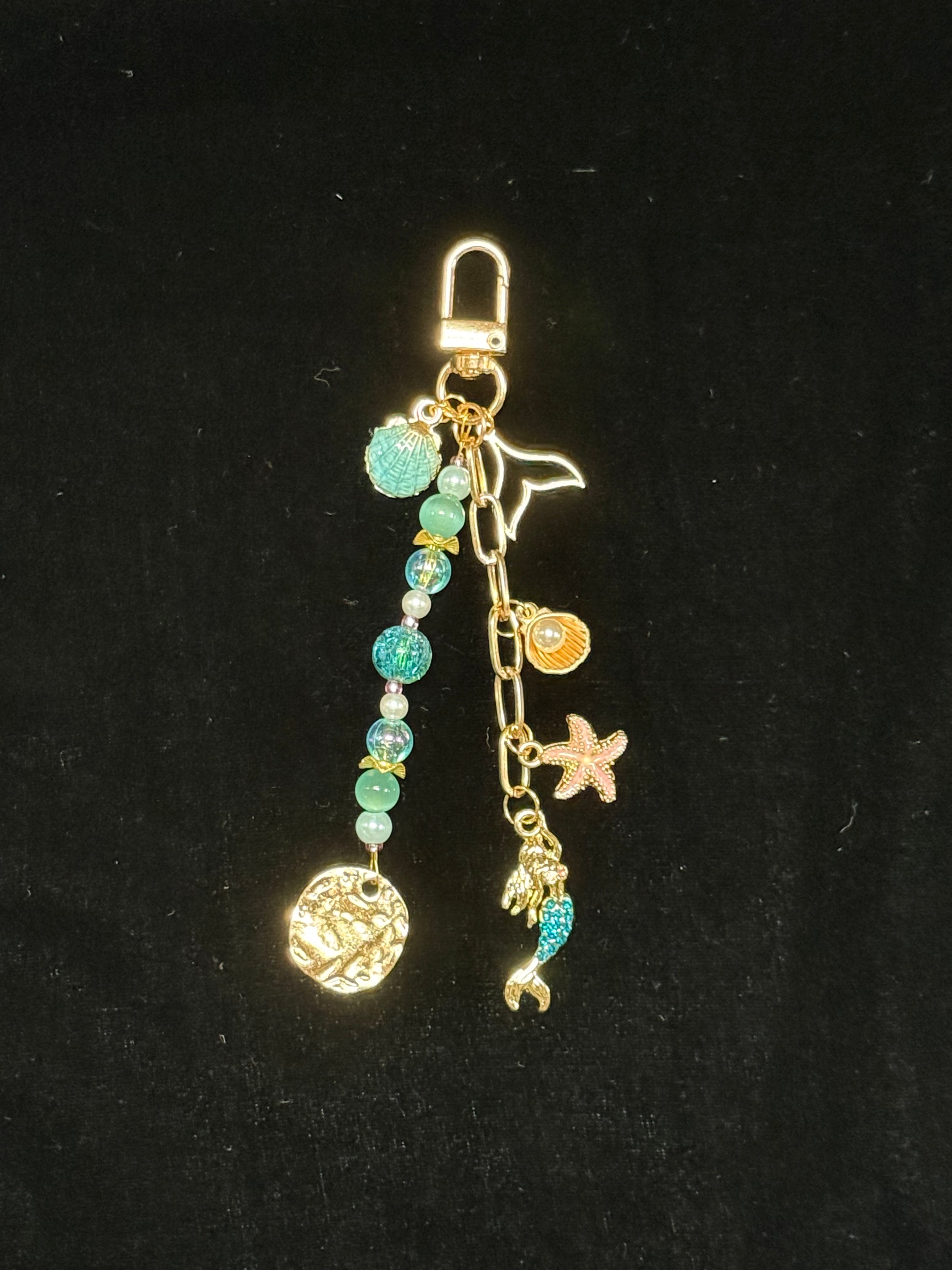 Shells and Tails Bag Charm