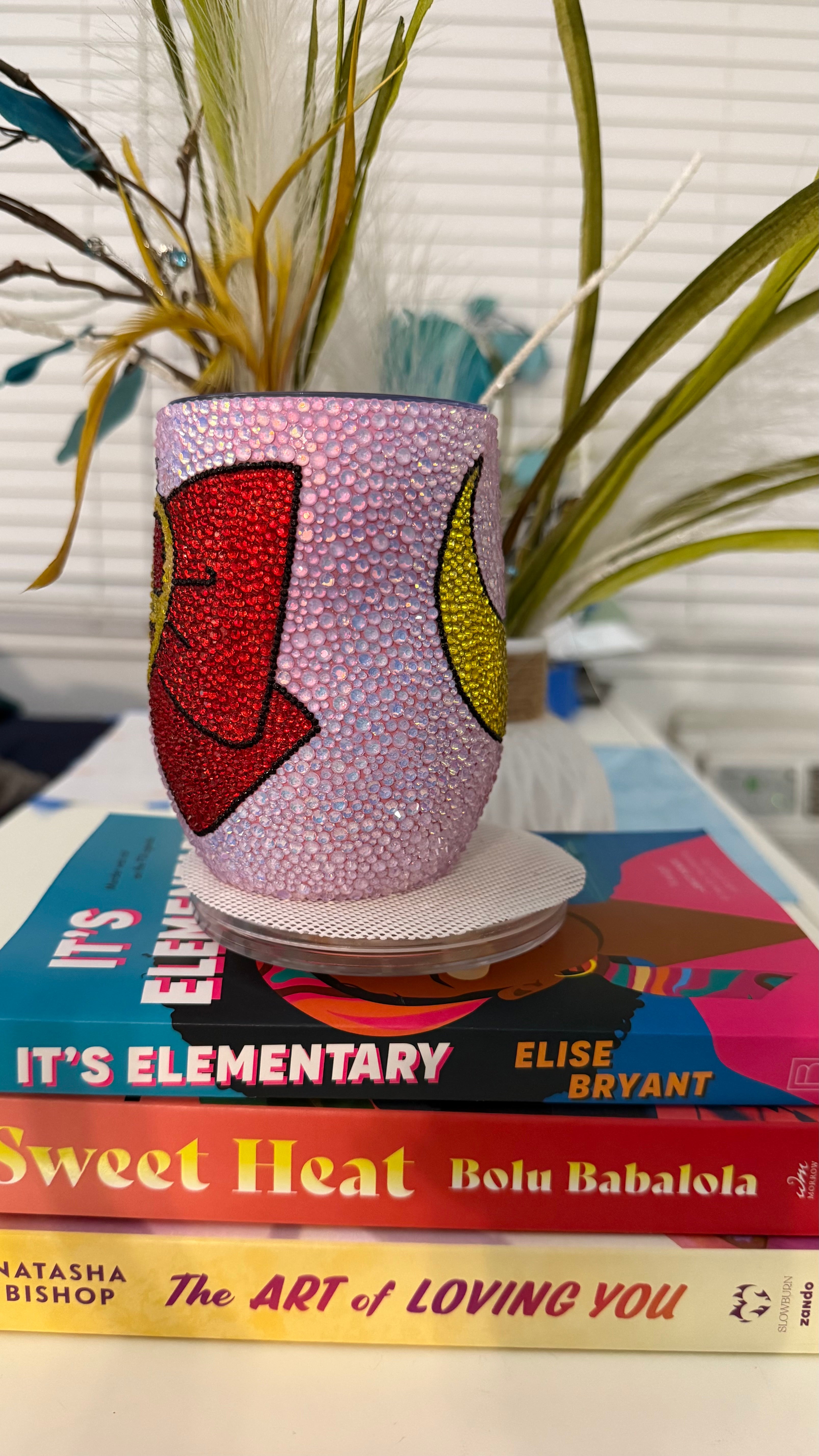 “In the Name of the Moon” Rhinestone Wine Tumbler
