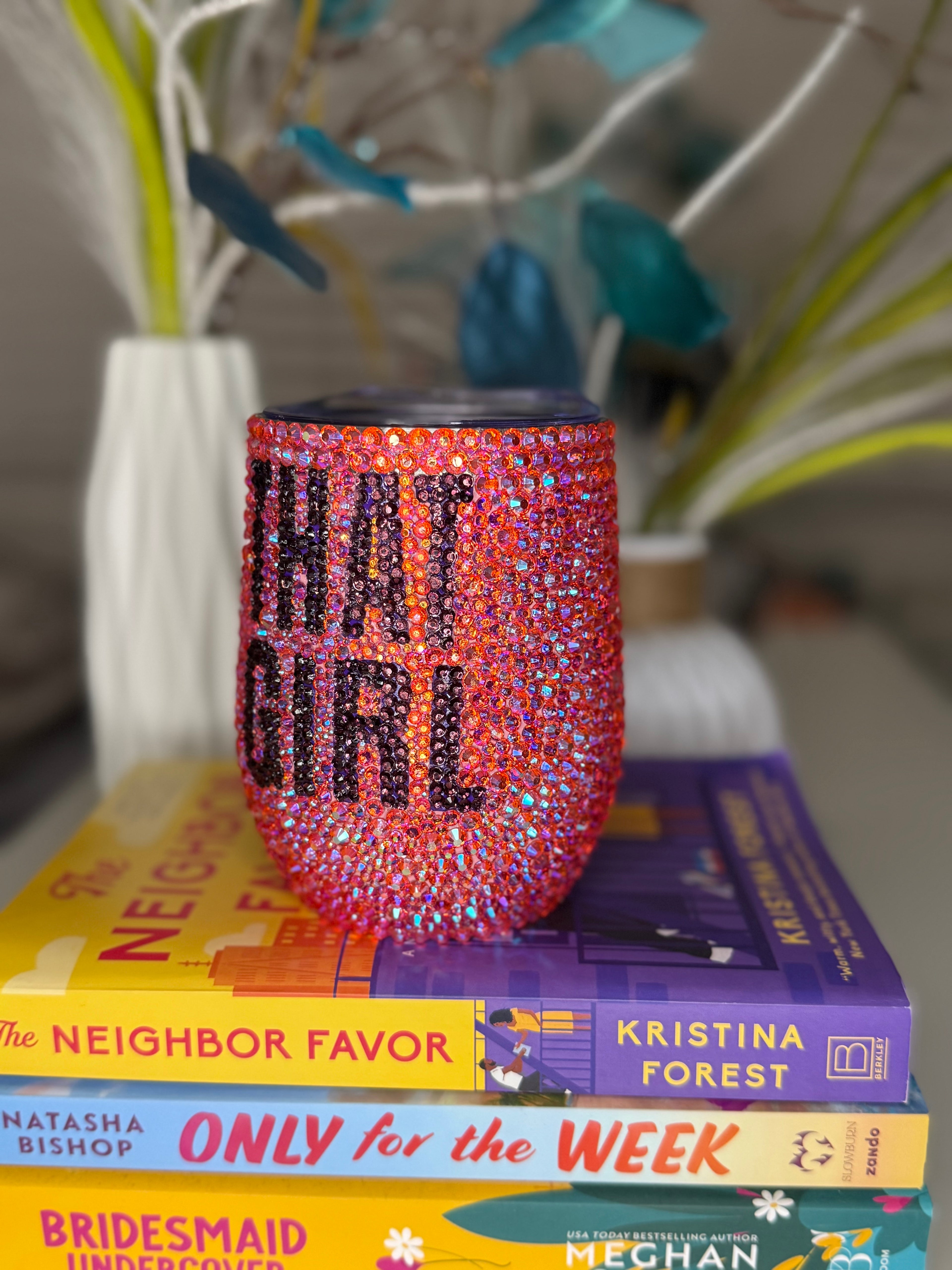 “That Girl” Rhinestone Wine Tumbler