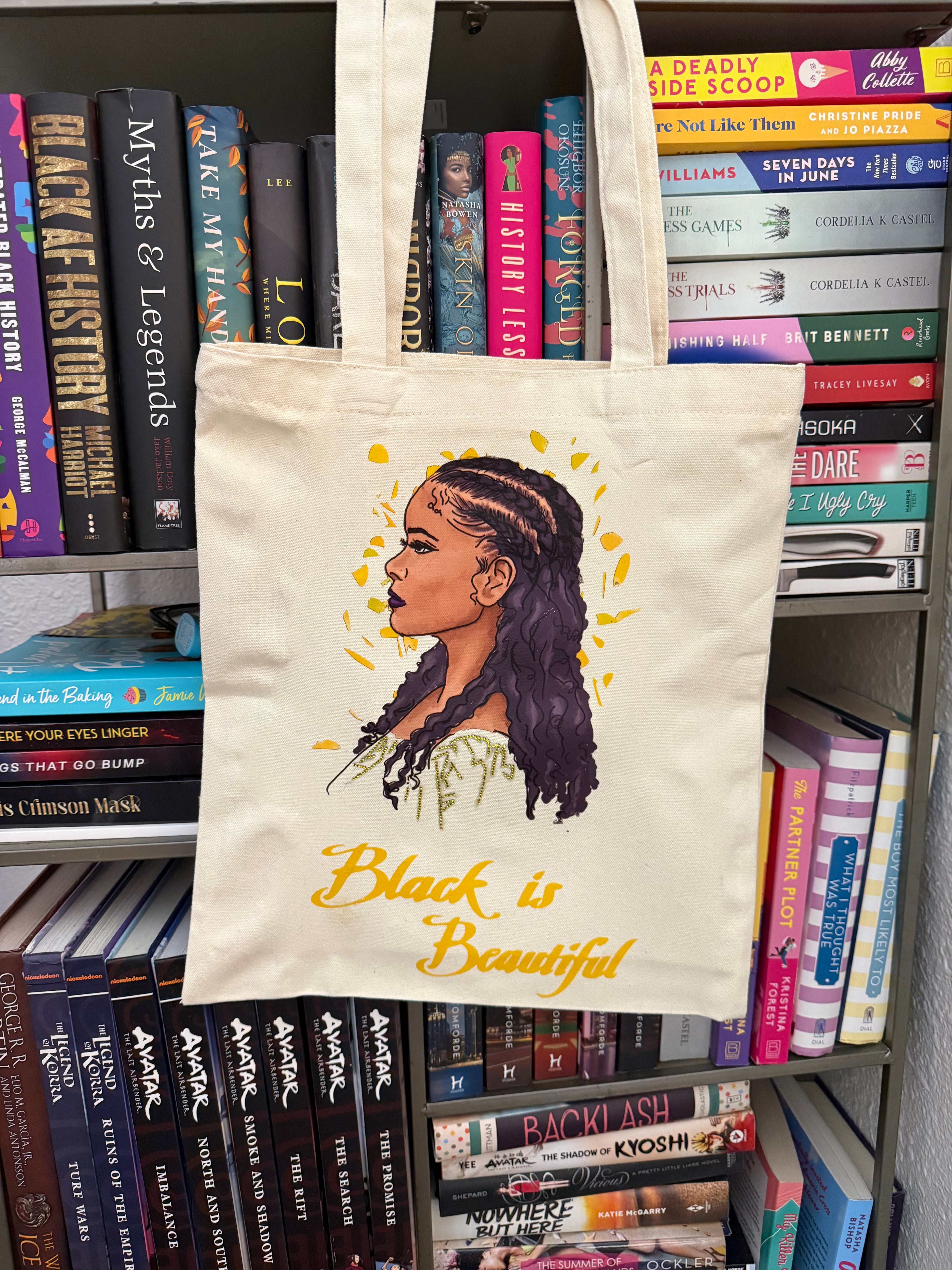 “Black Is Beautiful” Tote Bag