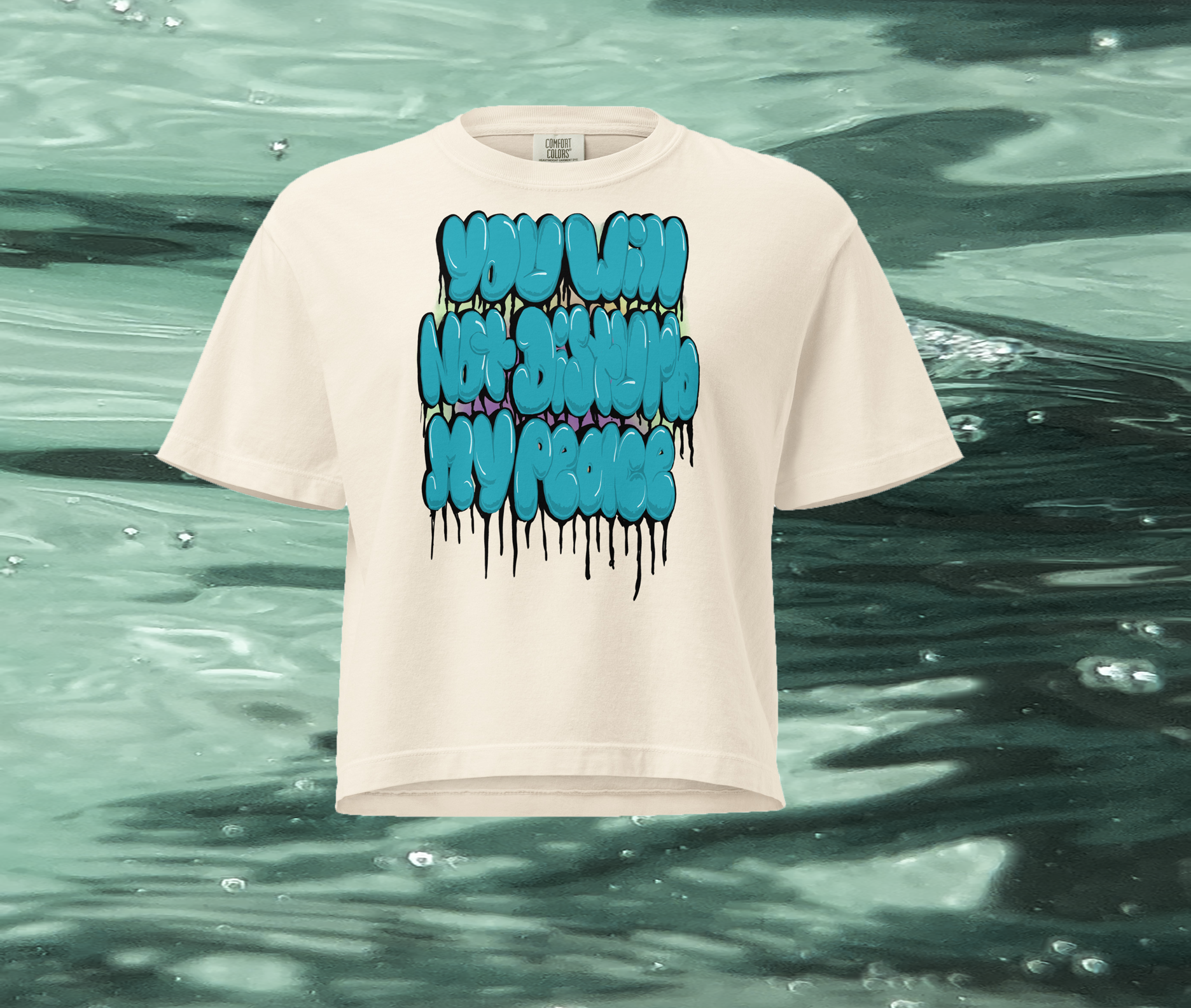 DND My Peace Women’s heavyweight boxy tee