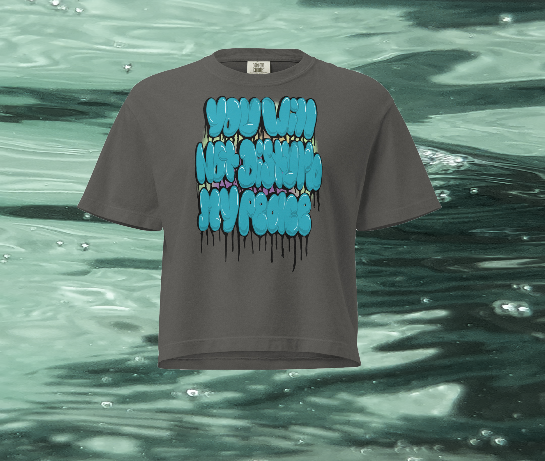 DND My Peace Women’s heavyweight boxy tee