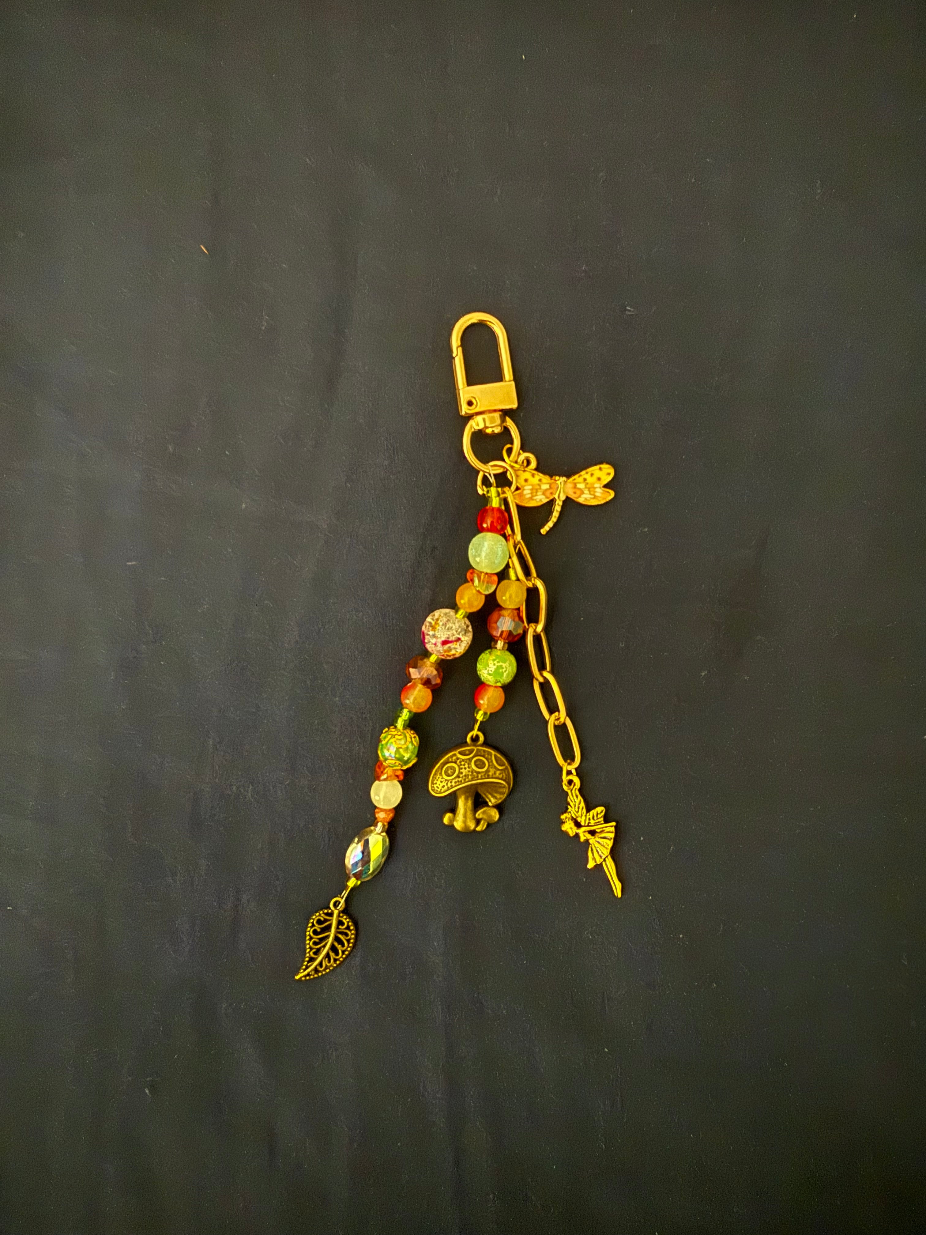Golden Sprites Bag Charm