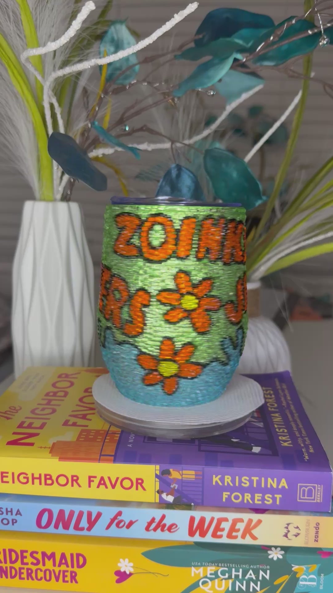 “Mystery Inc” Rhinestone Wine Tumbler