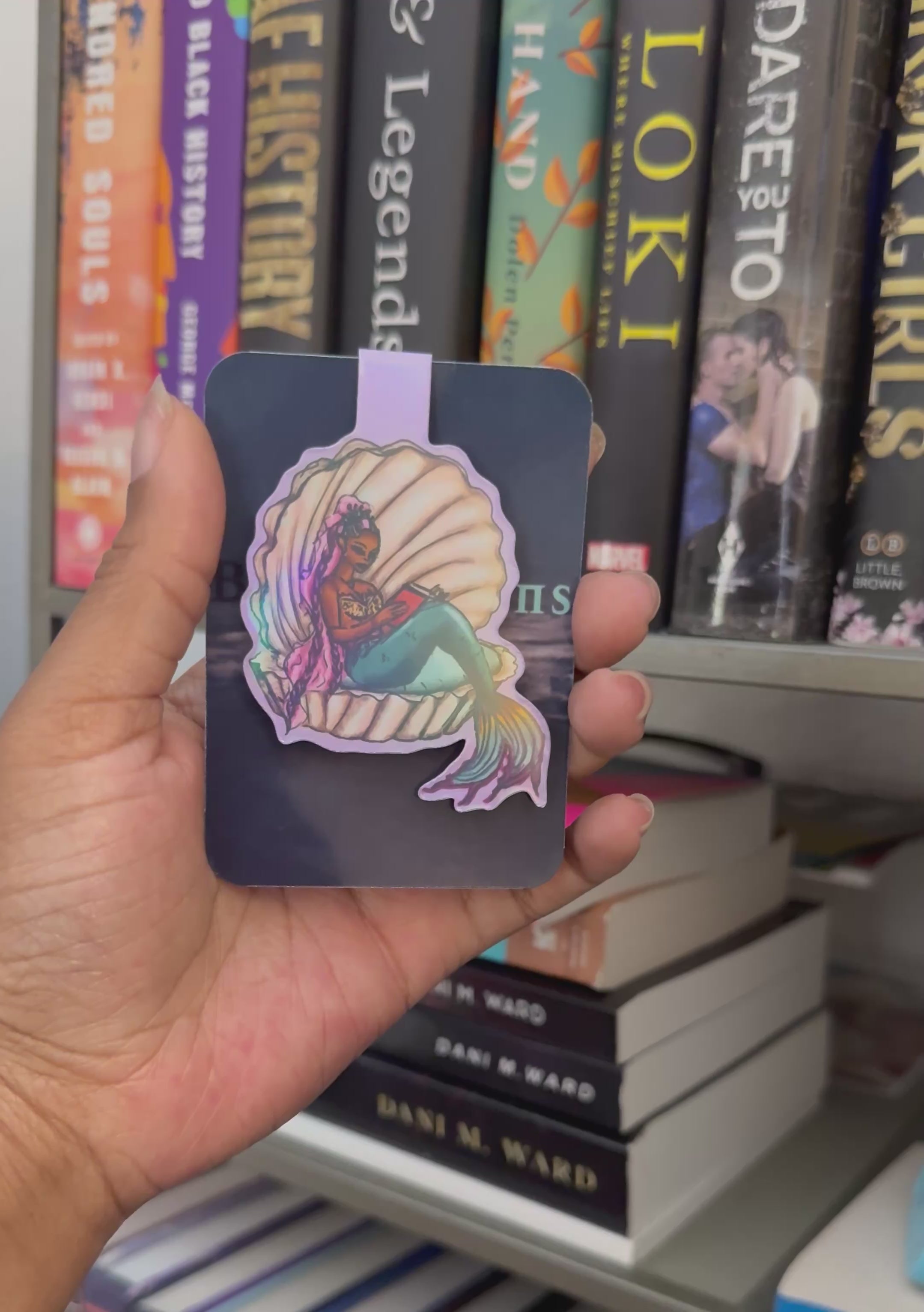 “Siren Reads” Magnetic Bookmark