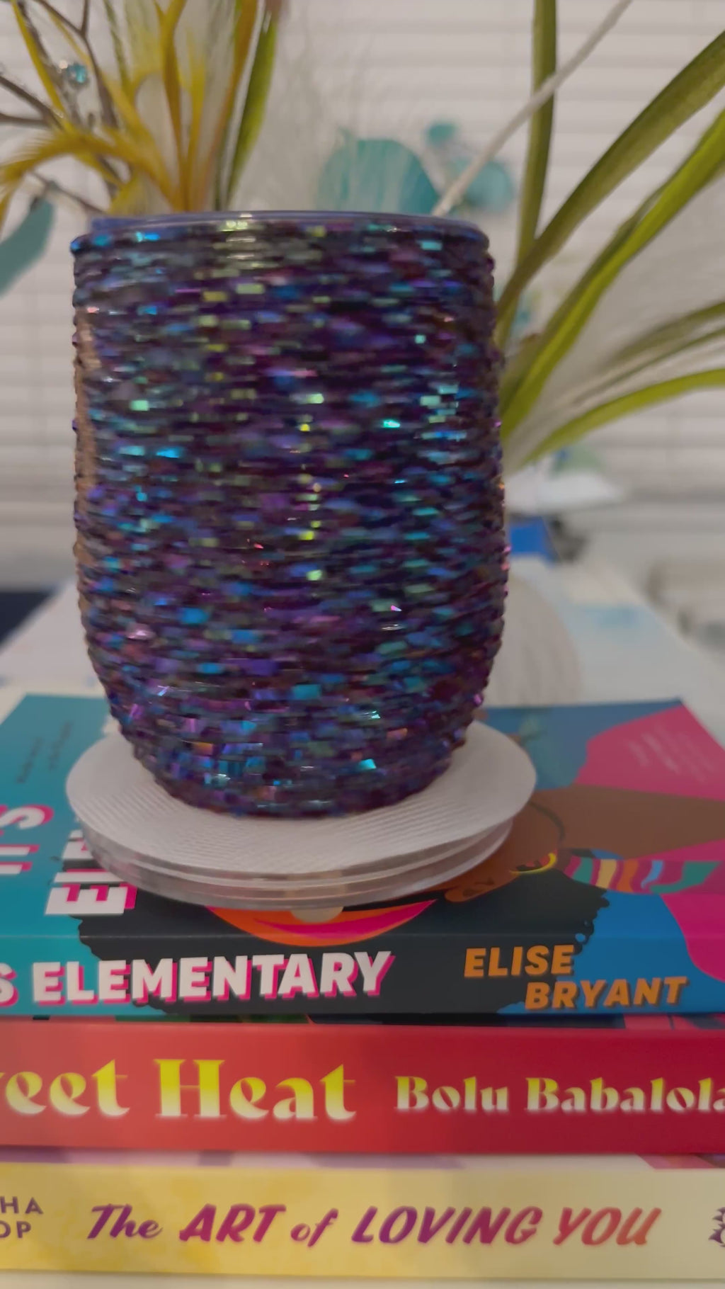 “Boss Babe” Rhinestone Wine Tumbler